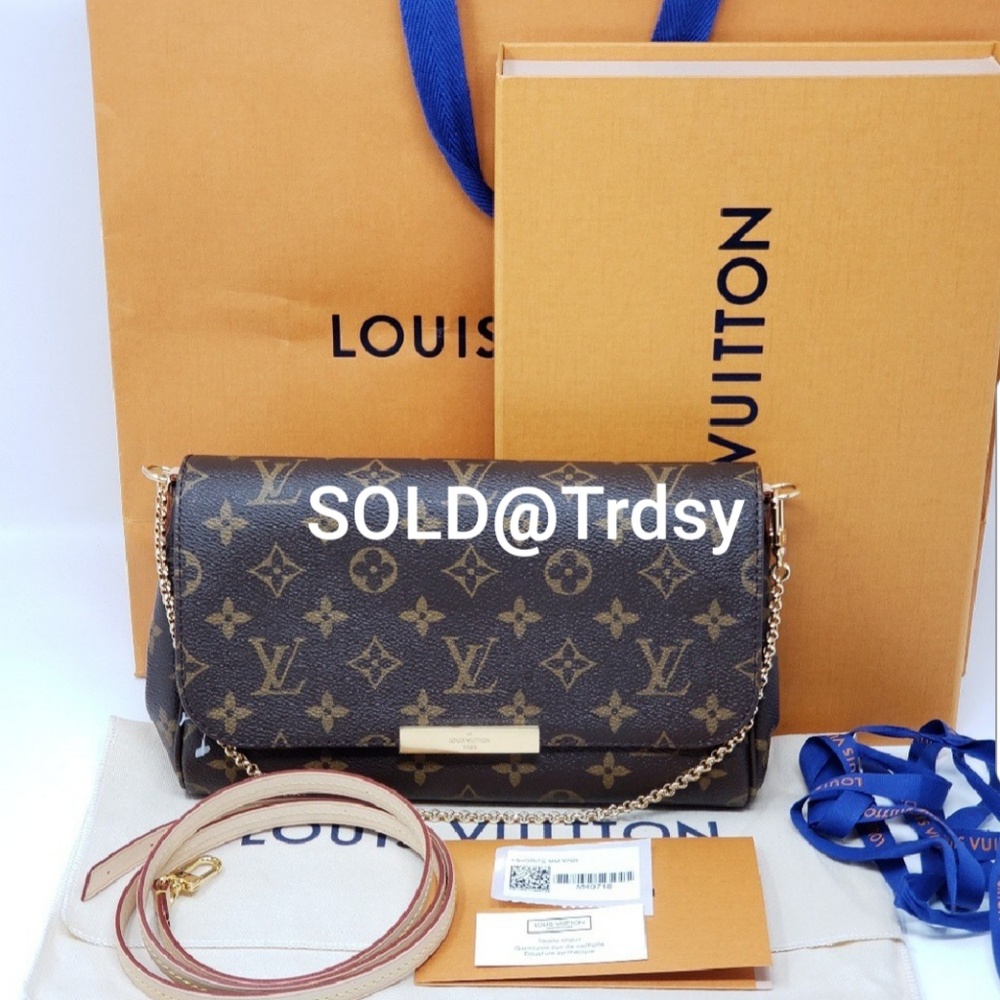 Brand New Louis Vuitton Favorite MM Clutch Bag - Picture 1 of 8